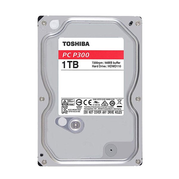 هارد داخلی کامپیوتر برند توشیبا مدل HARD DISK HDD TOSHIBA INTERNAL 1Tb P300