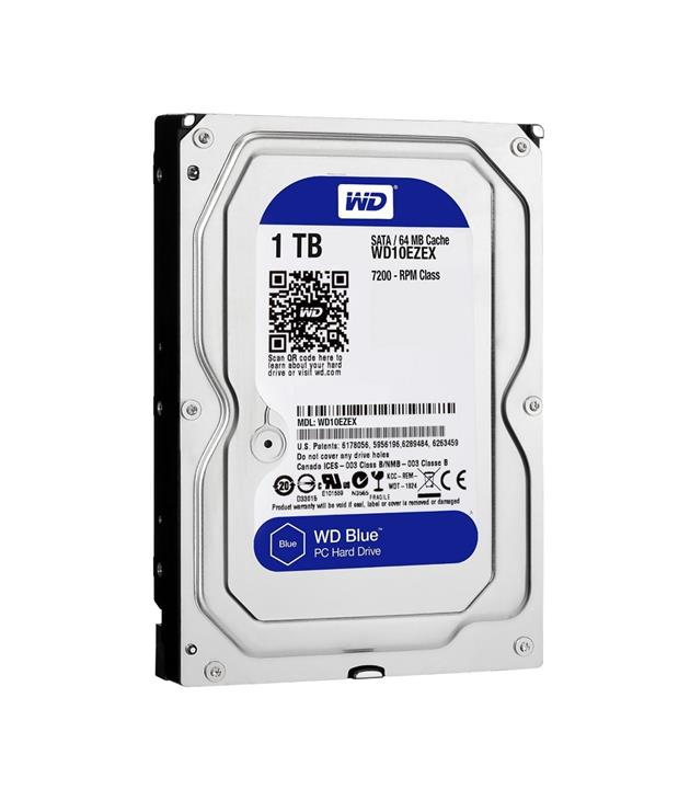 هارددیسک اینترنال وسترن دیجیتال مدل HDD WD  Blue WD10EZEX 1Tb