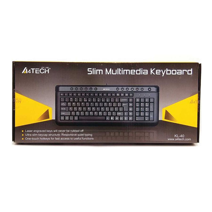 خرید بهترین کیبورد ایفورتک مدل KEYBOARD A4TECH KL 40