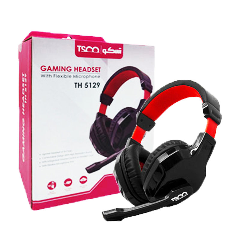 هدست گیمینگ تسکو مدل HEADSET GAMING TSCO TH-5129