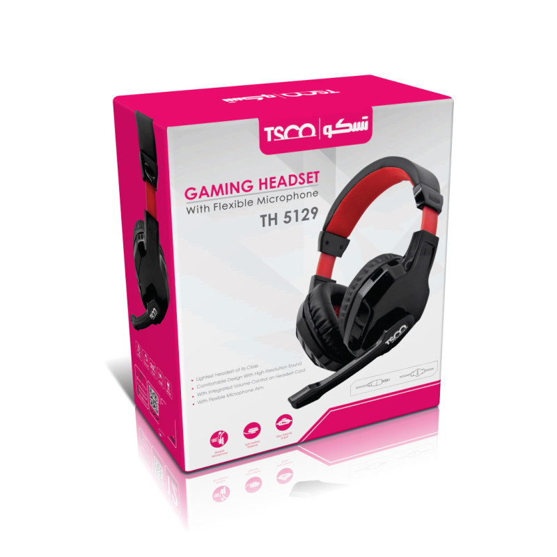 هدست گیمینگ تسکو مدل HEADSET GAMING TSCO TH-5129