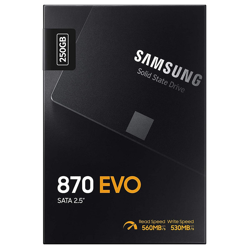 حافظه اس اس دی برند سامسونگ مدل SSD SAMSUNG EVO 870 250GB