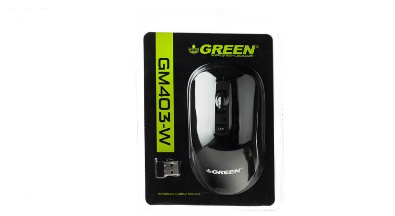 ماوس بدون سیم گرین MOUSE GREEN GM-403 W