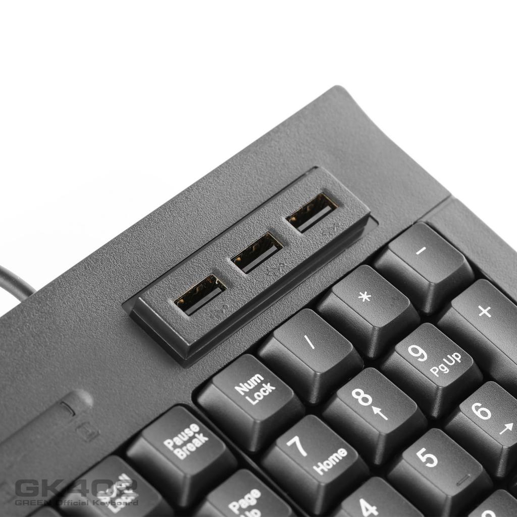 کیبورد سیم دار گرین مدل KEYBOARD GREEN GK-402