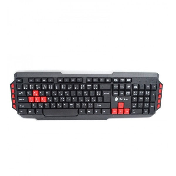 کیبورد سیمدار برند پرووان مدل KEYBOARD PROONE PKW 10 W304