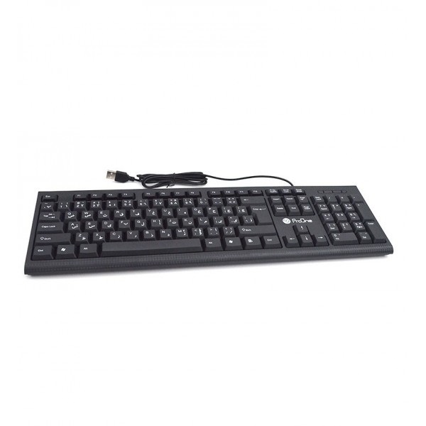 کیبورد سیمدار برند پرووان مدل KEYBOARD PROONE PKC10 FK-102