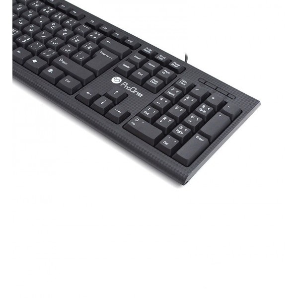 کیبورد سیمدار برند پرووان مدل KEYBOARD PROONE PKC10 FK-102