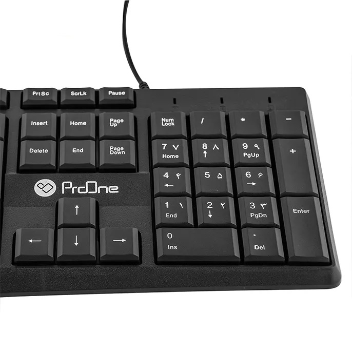 کیبورد سیم دار پرووان مدل KEYBOARD PROONE PKC-25