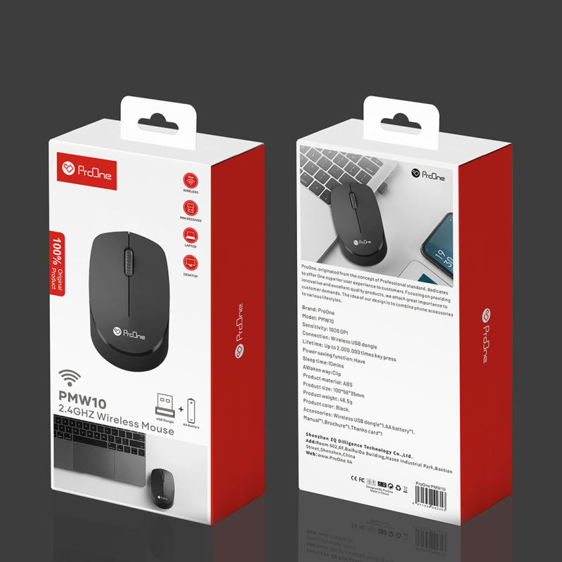 ماوس سیم دار پرووان مدل MOUSE PROONE PMW-10