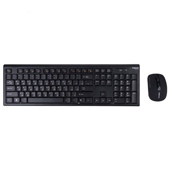 کیبورد ماوس بدون سیم هترون مدل KEYBOARD MOUSE HATRON HKCW-130