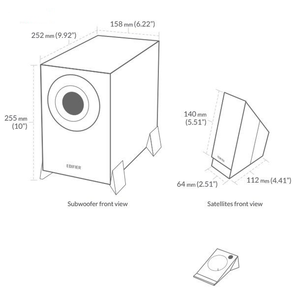 خرید،قیمت و مشخصات اسپیکر دسکتاپ ادیفایر M1360 - در قائم آی تی