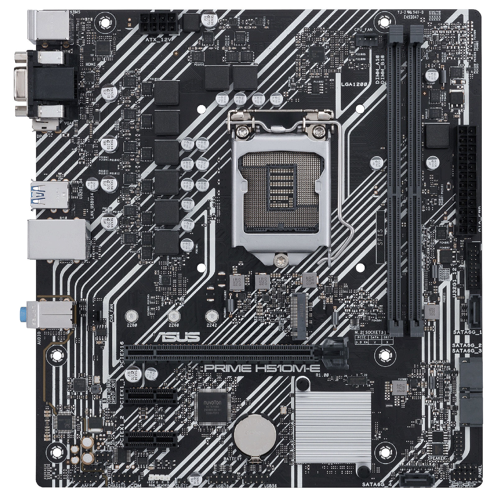 مادربرد برند ایسوس مدل MAINBOARD ASUS H510 ME