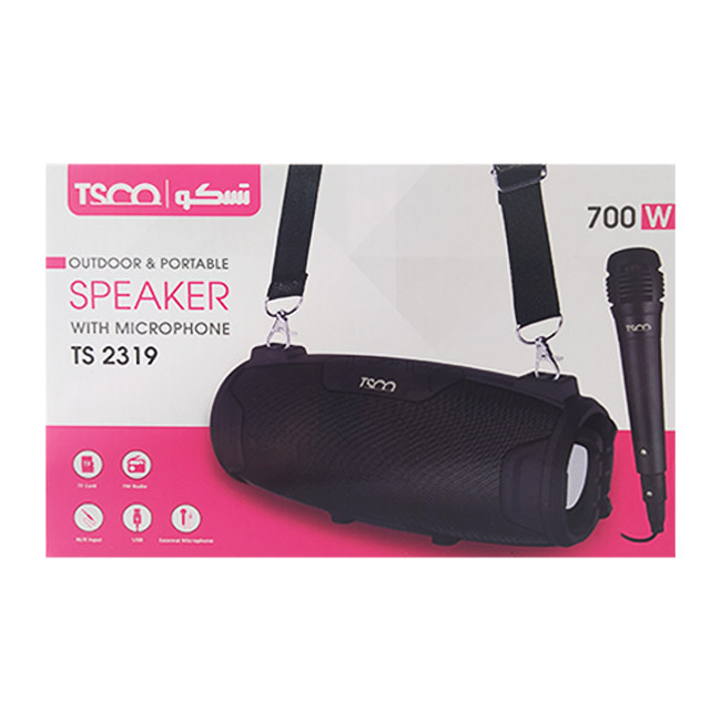 اسپیکر بلوتوثی قابل حمل تسکو مدل SPEAKER TSCO TS-2319