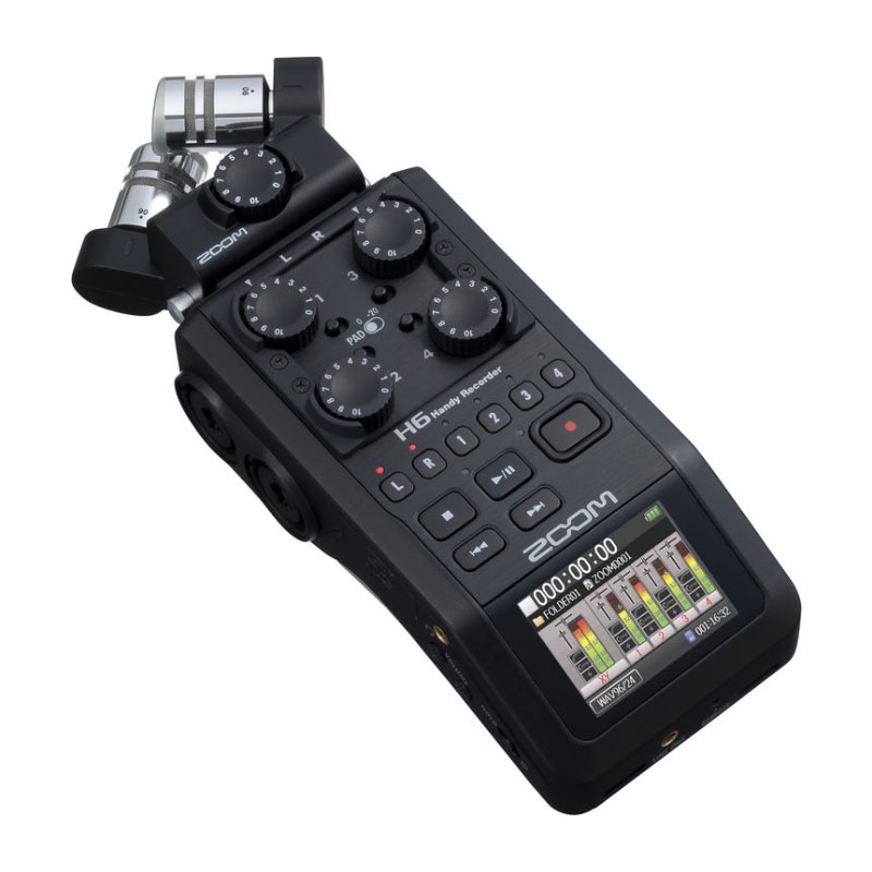 ضبط کننده حرفه ای صدا زوم مدل PROFESSIONAL VOICE RECORDER ZOOM H6