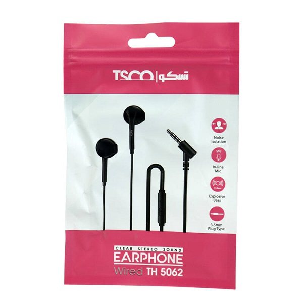 هندزفری سیم دار تسکو مدل HEADPHONE TSCO TH-5062