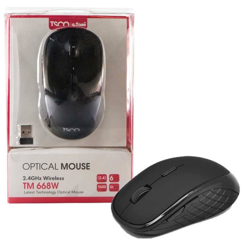 ماوس بدون سیم تسکو مدل MOUSE TSCO TM-668 W