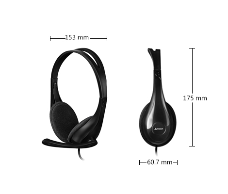 هدست سیم دار ایفورتک مدل HEADSET A4TECH HS-9