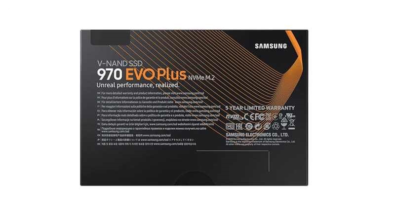 حافظه اس اس دی اینترنال برند سامسونگ مدل SSD SAMSUNG EVO PLUS 970 250G