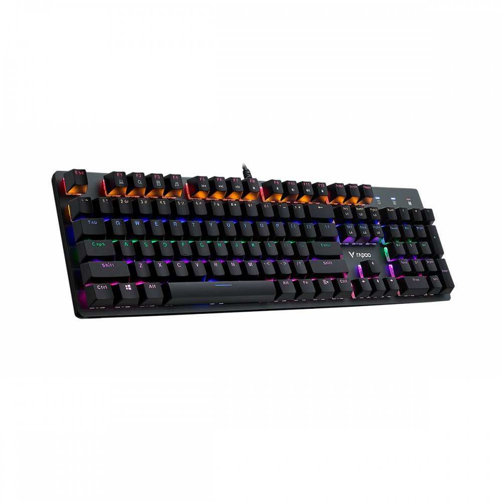 کیبورد مخصوص بازی رپو مدل KEYBOARD GAMING RAPOO V-500 SE RGB