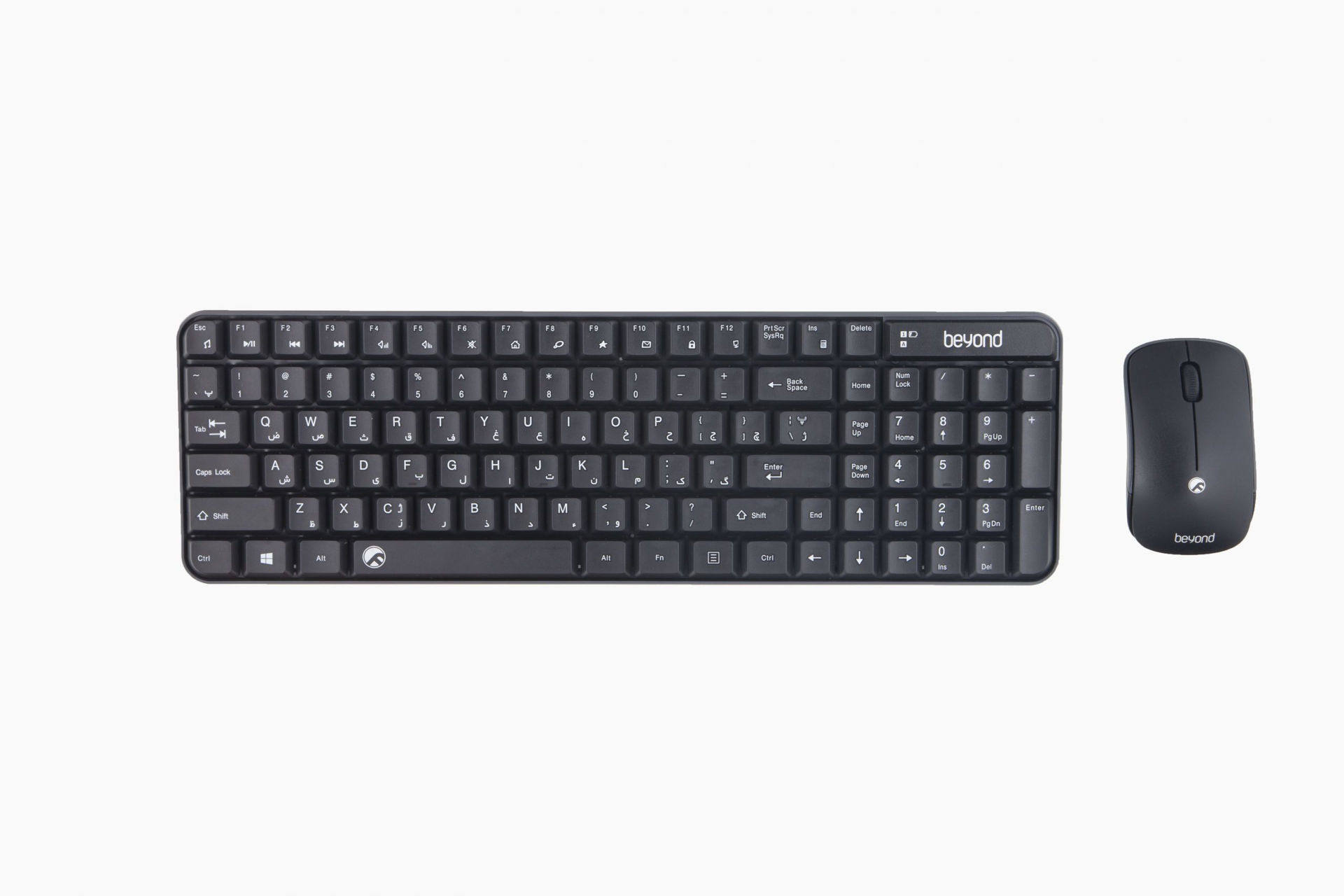 کیبورد و ماوس بی سیم بیاند مدل KEYBOARD MOUSE BEYOND BKM-2261 در قائم آی تی