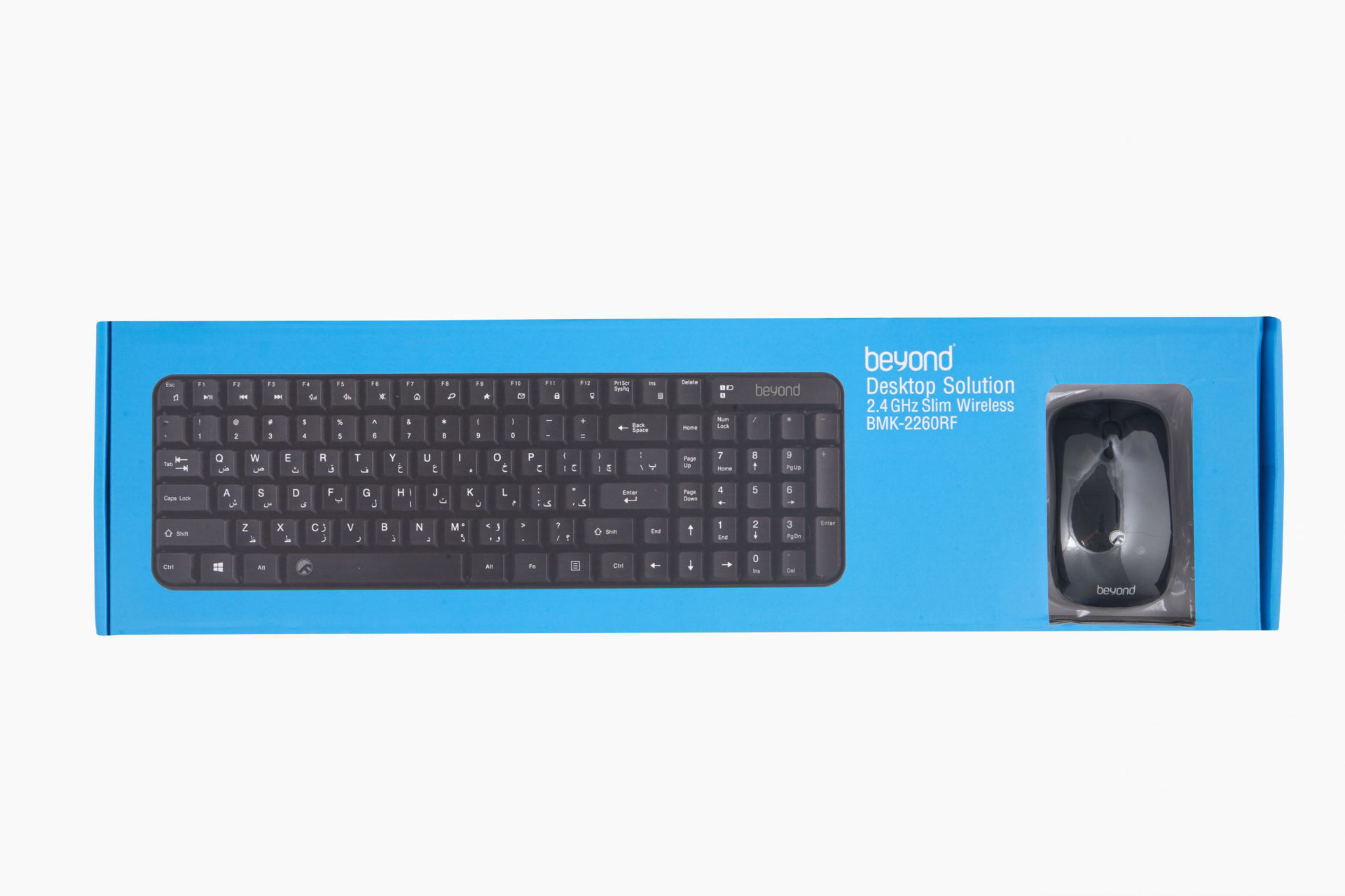 کیبورد و ماوس بی سیم بیاند مدل KEYBOARD MOUSE BEYOND BKM-2261 در قائم آی تی