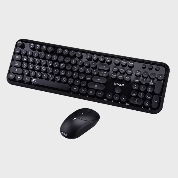 کیبورد و ماوس بی سیم بیاند مدل KEYBOARD MOUSE BEYOND BKM-8101 RF