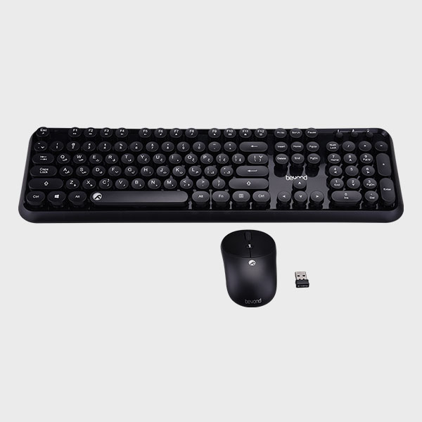 کیبورد و ماوس بی سیم بیاند مدل KEYBOARD MOUSE BEYOND BKM-8101 RF