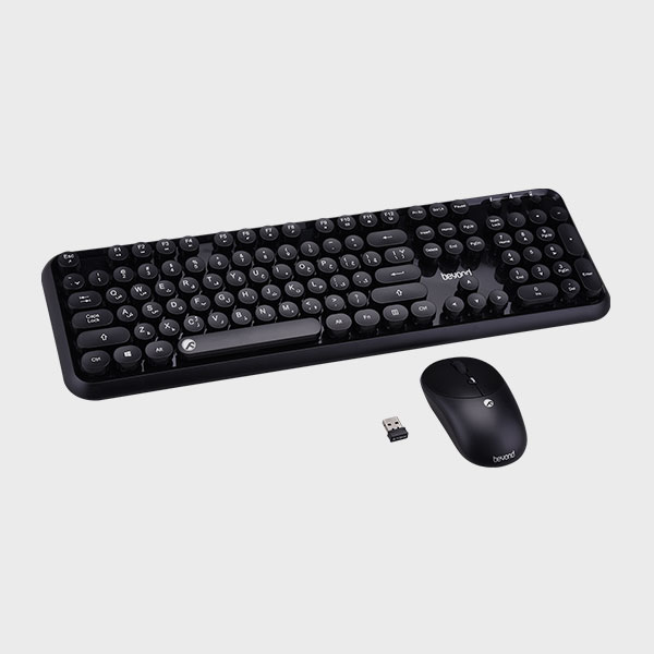 کیبورد و ماوس بی سیم بیاند مدل KEYBOARD MOUSE BEYOND BKM-8101 RF