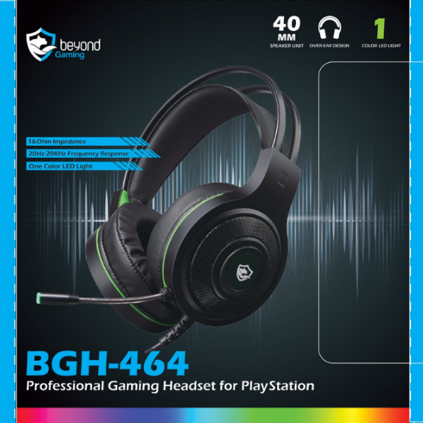 هدست گیمینگ بیاند مدل HEADSET GAMING RGB BEYOND BGH-464