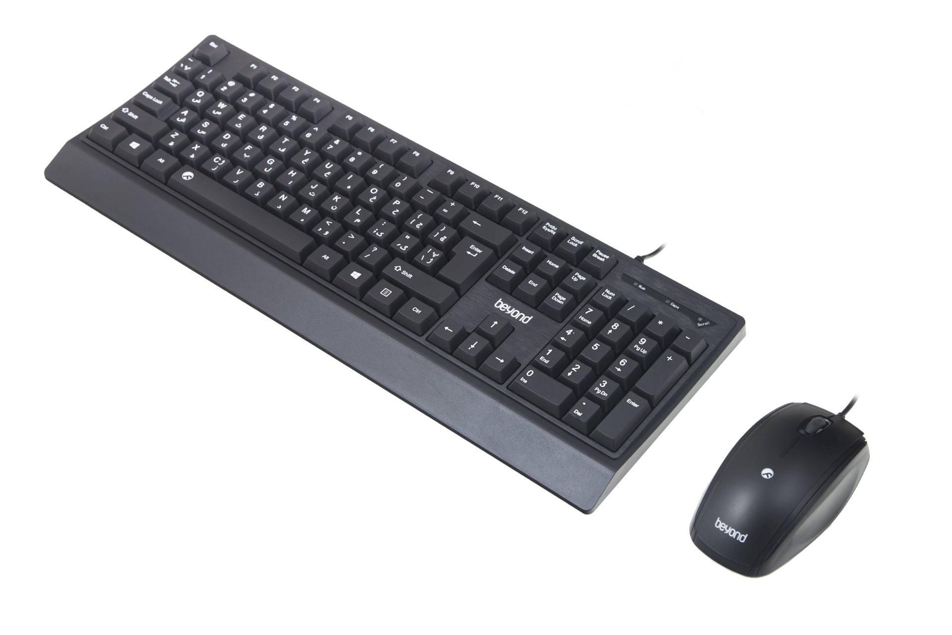 کیبورد و ماوس با سیم برند بیاند مدل KEYBOARD MOUSE BEYOND 6220