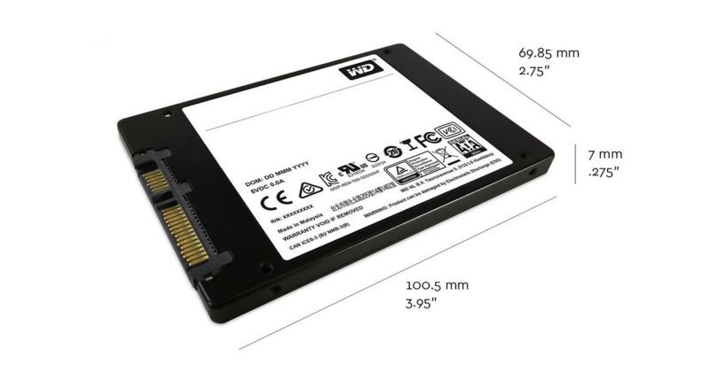 حافظه اس اس دی برند وسترن مدل گرین SSD WD GREEN 120G