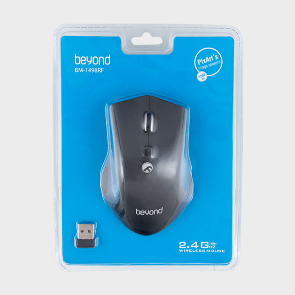 ماوس بدون سیم بیاند مدل MOUSE BEYOND BM-1498 RF