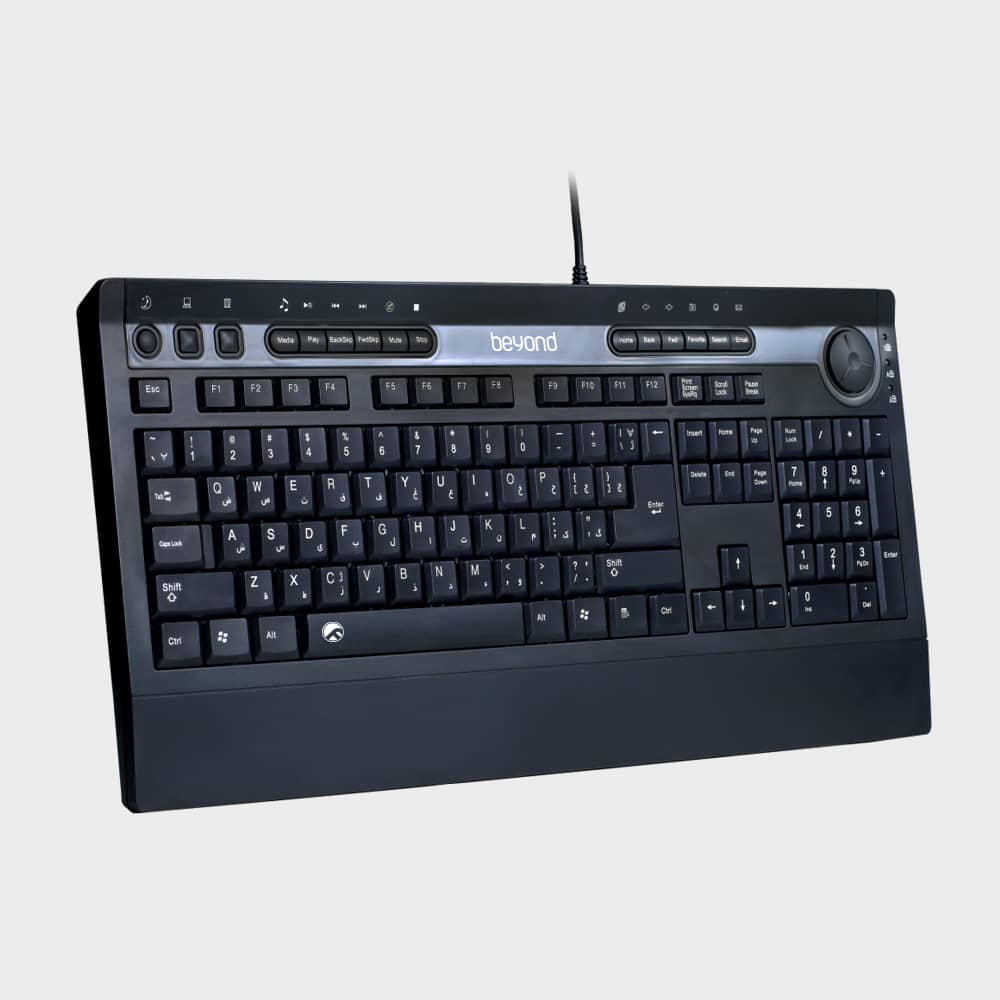 کیبورد سیم دار  بیاند مدل KEYBOARD BEYOND BK-8700