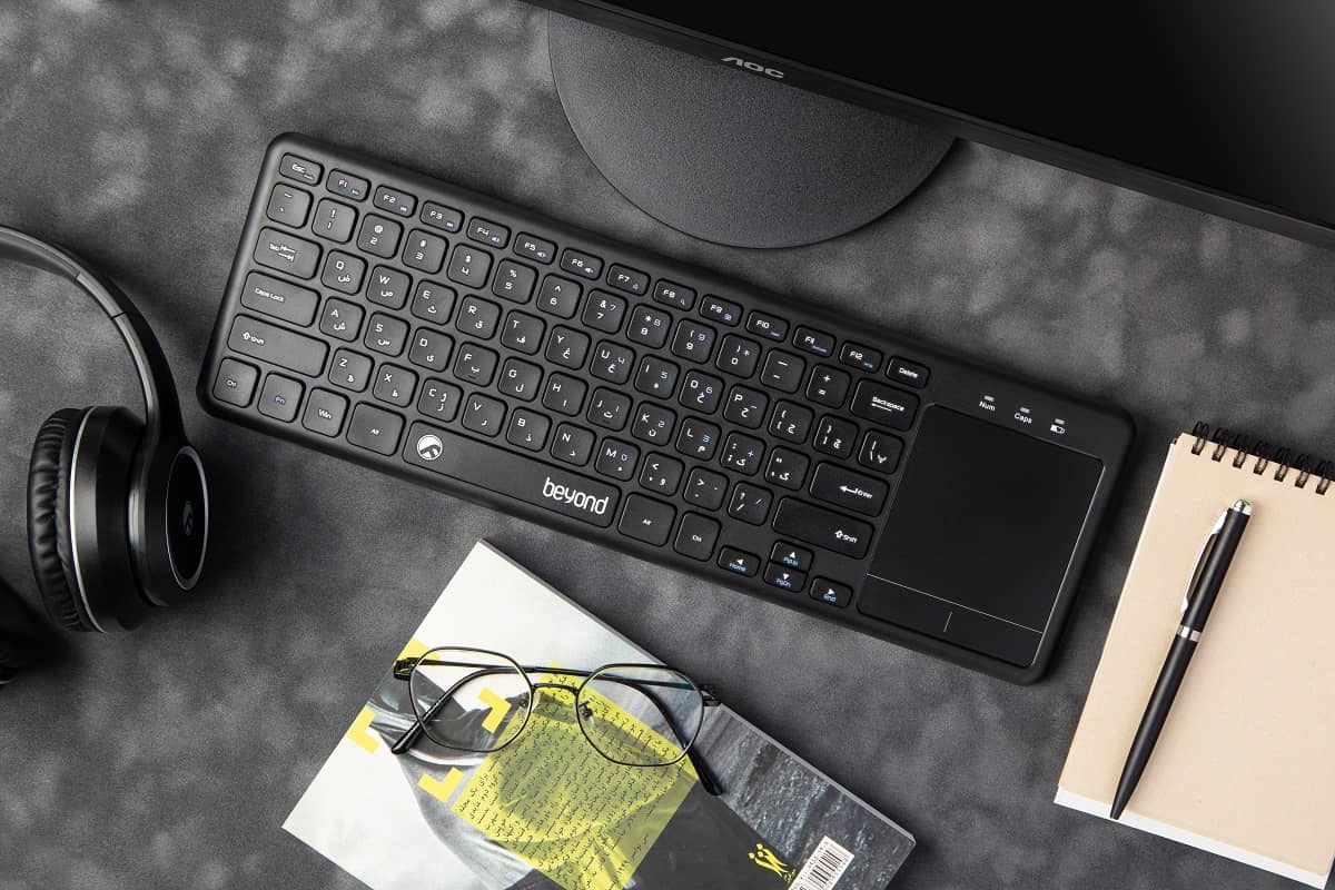 کیبورد بلوتوثی بیاند مدل KEYBOARD BLUETOOTH BEYOND BK-6802 BT