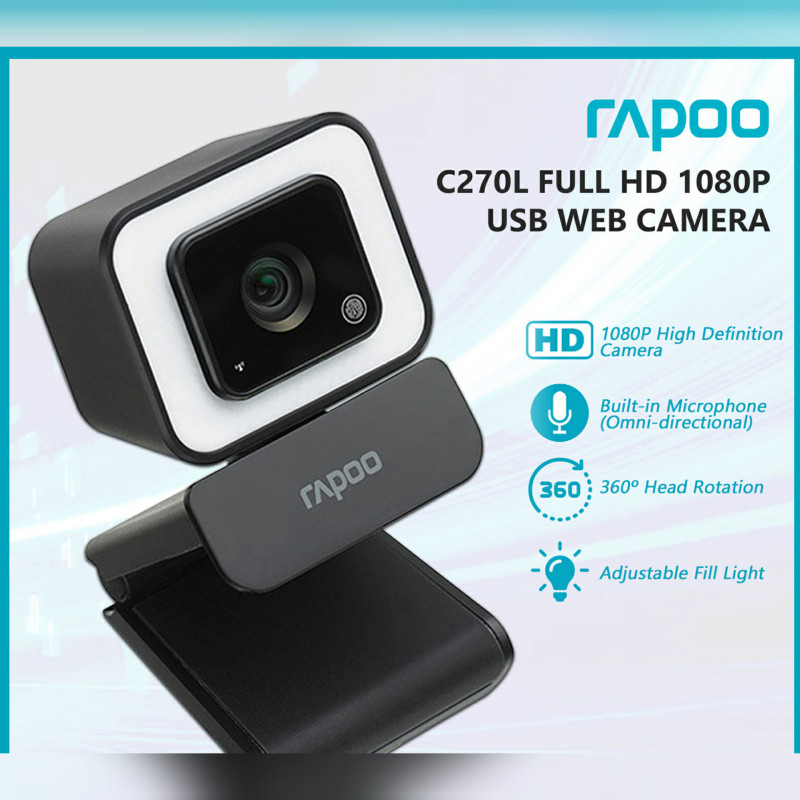 وب کم رپو مدل WEBCAM RAPOO C-270L FHD/1080