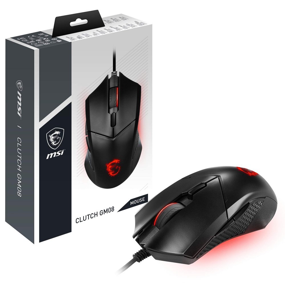 ماوس مخصوص بازی ام اس آی MOUSE GAMING MSI CLUTCH GM-08