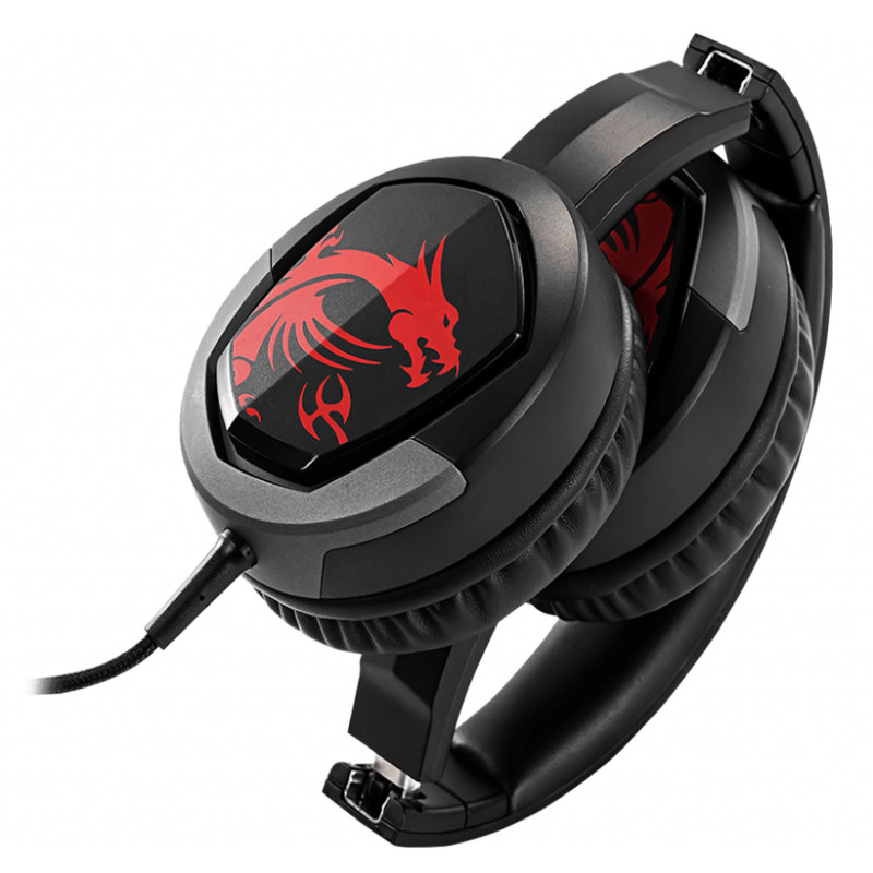 خرید بهترین هدست سیم دار مخصوص بازی ام اس آی مدل HEADSET GAMING MSI IMMERSE GH-30