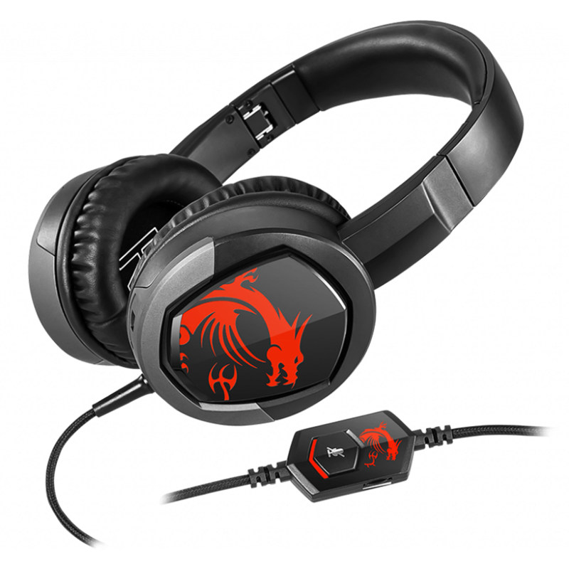 بهترین قیمت هدست سیم دار مخصوص بازی ام اس آی مدل HEADSET GAMING MSI IMMERSE GH-30