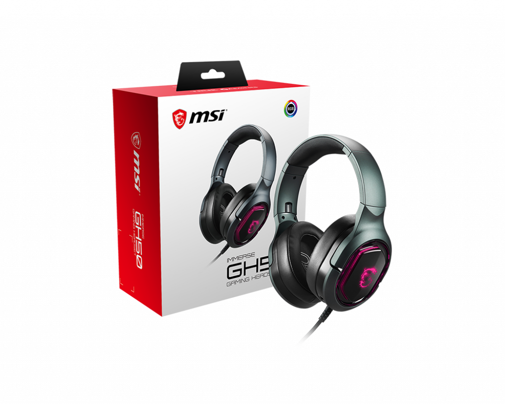 هدست مخصوص بازی ام اس آی مدل HEADSET GAMING MSI IMMERSE GH-50