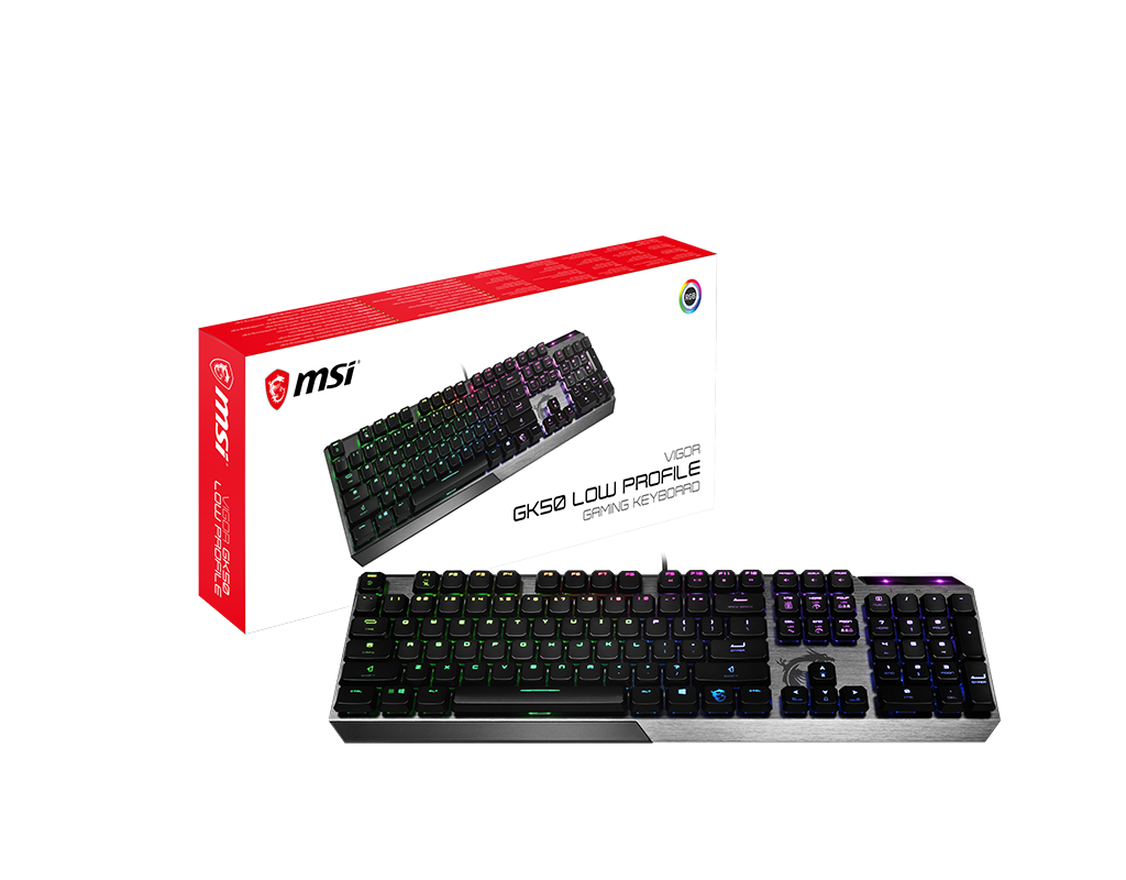 کیبورد مخصوص بازی ام اس آی مدل KEYBOARD GAMING MSI VIGOR GK-50