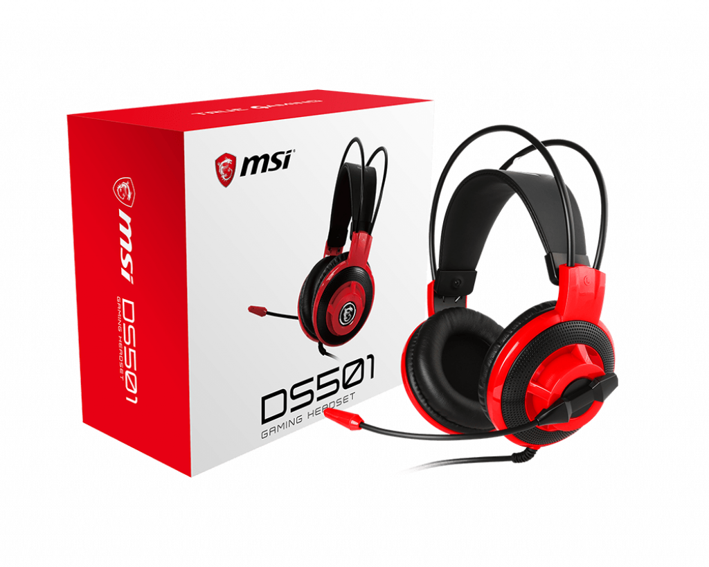 هدست مخصوص بازی ام اس آی مدل HEADSET GAMING MSI DS-501