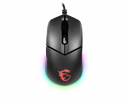 ماوس سیم دار مخصوص بازی ام اس آی مدل MOUSE GAMING MSI CLUTCH GM-11