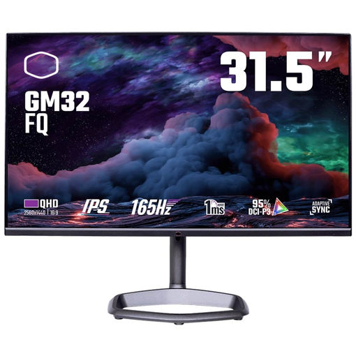 مانیتور مخصوص بازی 31.5 اینچ کولر مستر مدل  MONITOR GAMING COOLER MASTER GM32-FQ