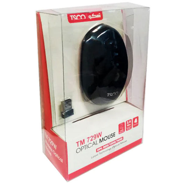 ماوس بدون سیم تسکو مدل MOUSE TSCO TM-729 W