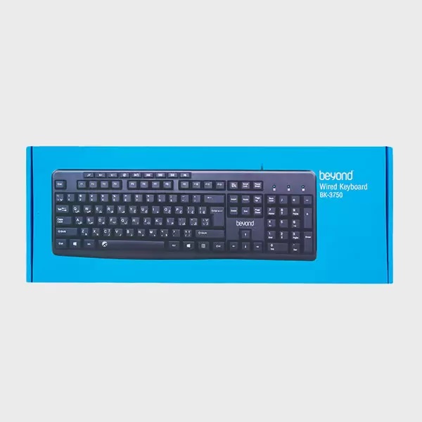 کیبورد سیم دار بیاند مدل KEYBOARD BEYOND BK-3750