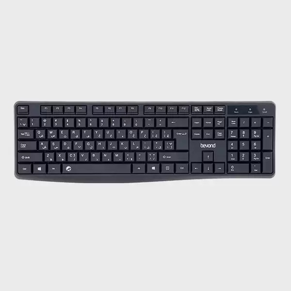 کیبورد بدون سیم برند بیاند مدل KEYBOARD WIRELESS BEYOND BK-2333