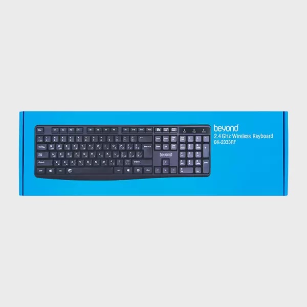 کیبورد بدون سیم برند بیاند مدل KEYBOARD WIRELESS BEYOND BK-2333