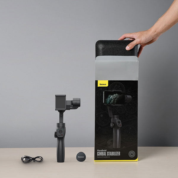 گیمبال و پایه مونوپاد دوربین و موبایل باسئوس مدل STABLIZIER GIMBAL CONTROL BASEUS SUYT-0G