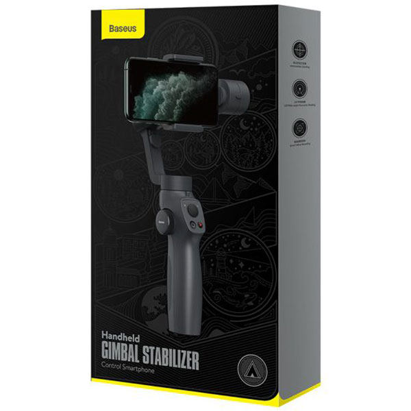 گیمبال و پایه مونوپاد دوربین و موبایل باسئوس مدل STABLIZIER GIMBAL CONTROL BASEUS SUYT-0G