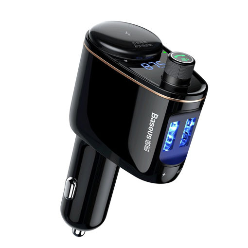 شارژر فندکی و اف ام پلیر خودرو بیسوس مدل CAR CHARGER BASEUS CCALL-RH01